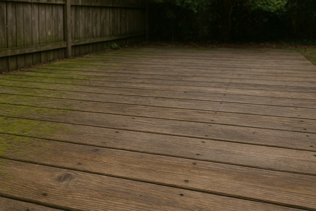 nettoyage de terrasse sale